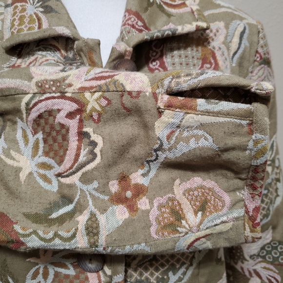 Napa Valley fully lined brocade blazer - Picture 3 of 6